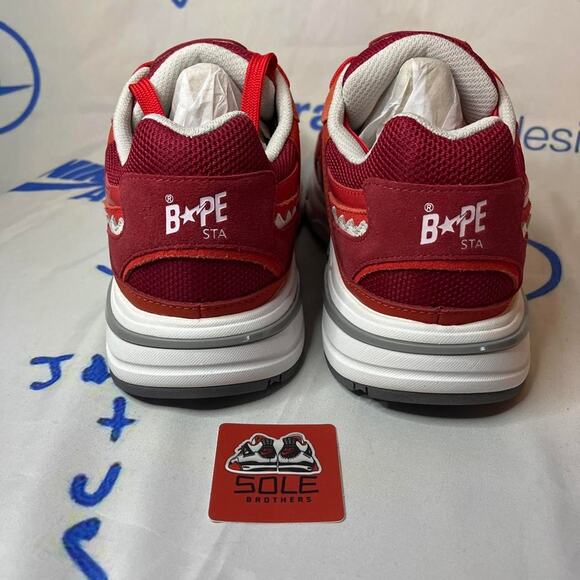 BAPEsta \'Korea\' red trainers sneakers - Size 12M NEW! main image 5